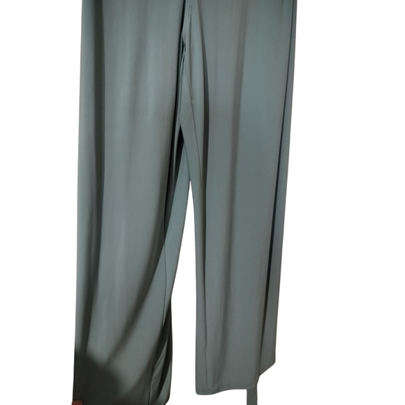 3503) Spiegel Green Wide Leg Relaxed Pockets Pantsuit Jumper Size XL - Picture 4 of 7